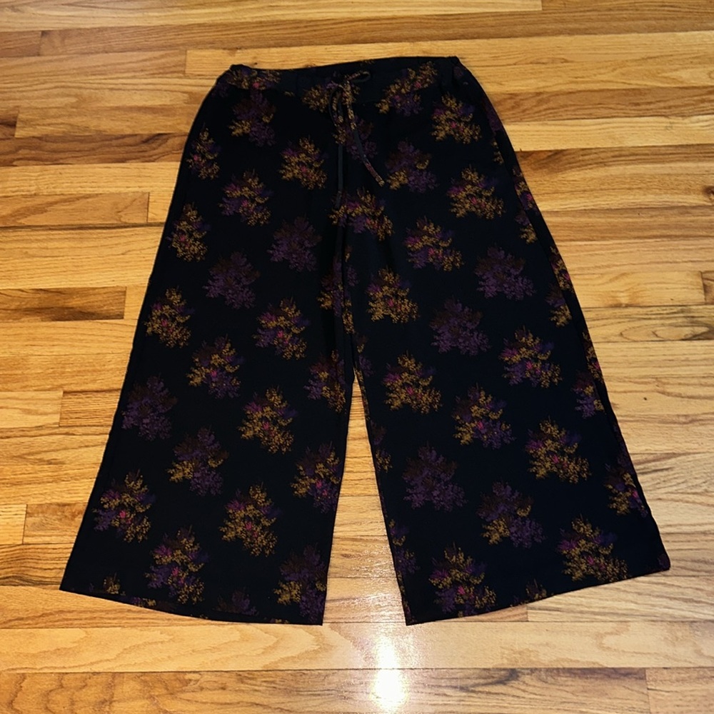 H&M Floral Palazzo Pants Sz12